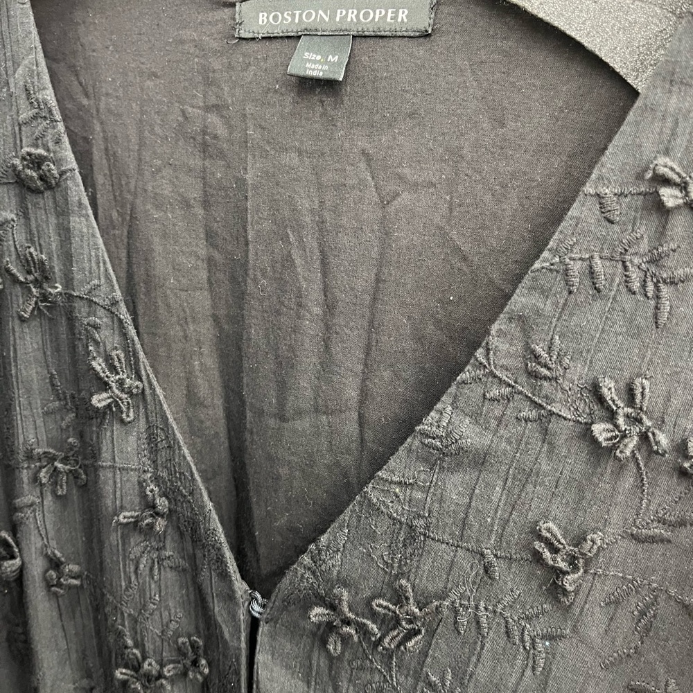 Boston Proper Mixed Media Boho Dress - Picture 4 of 5